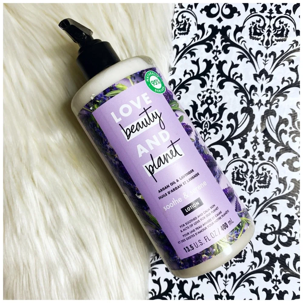 NWT Love Beauty And Planet : discontinued argan oil + lavender full body lotion